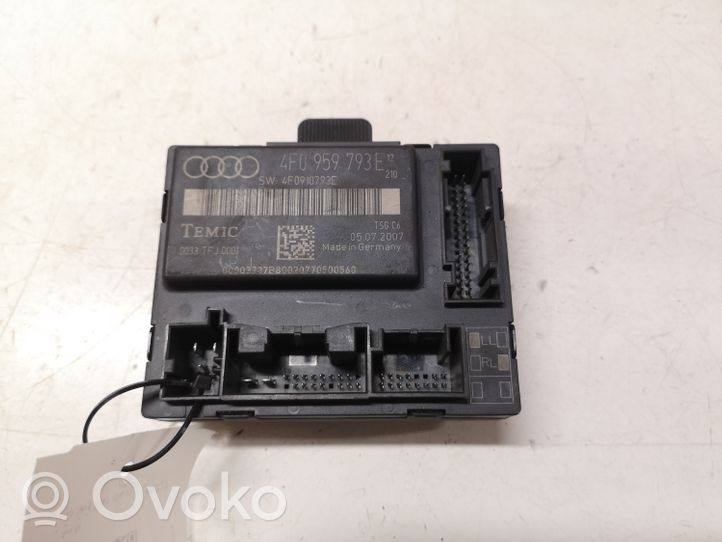 Audi A6 S6 C6 4F Durų elektronikos valdymo blokas 4F0959793