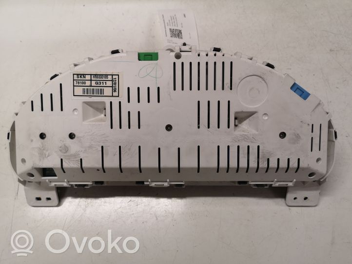 Honda CR-V Compteur de vitesse tableau de bord HR0333105