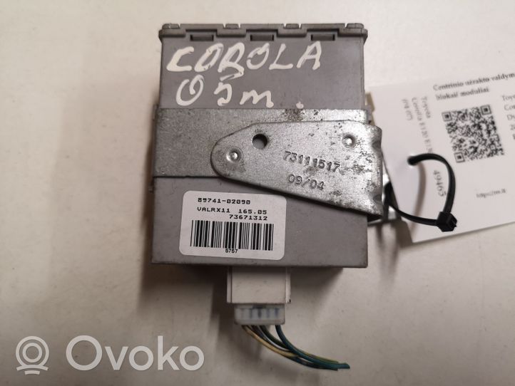 Toyota Corolla E120 E130 Oven keskuslukituksen ohjausyksikön moduuli 8974102090