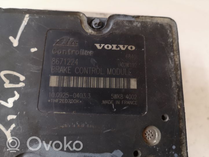 Volvo S60 Pompe ABS 8671224