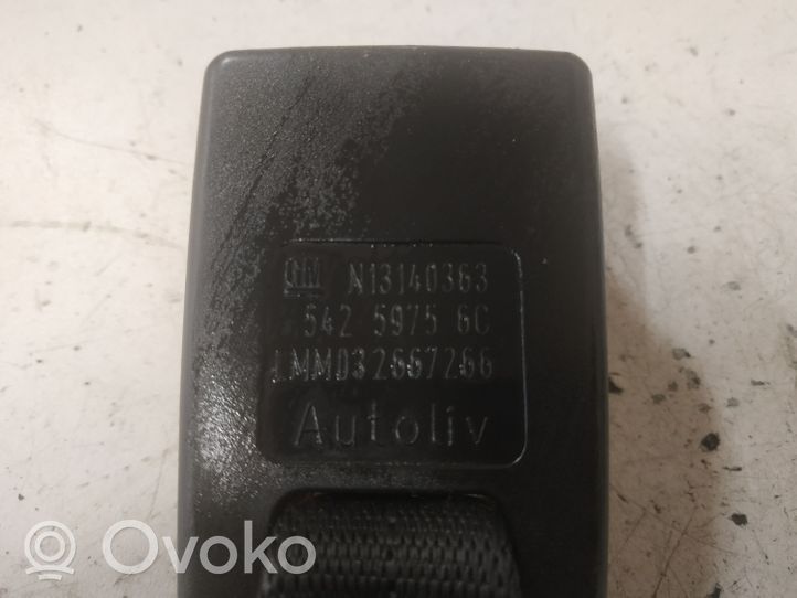 Opel Meriva A Takaistuimen turvavyön solki N13140363