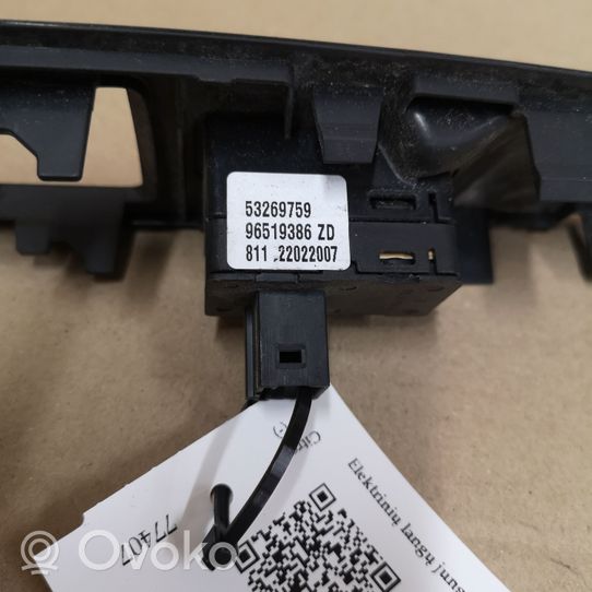 Citroen C6 Electric window control switch 96519386ZD