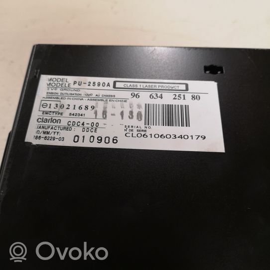 Citroen C5 CD/DVD-vaihdin 9663425180