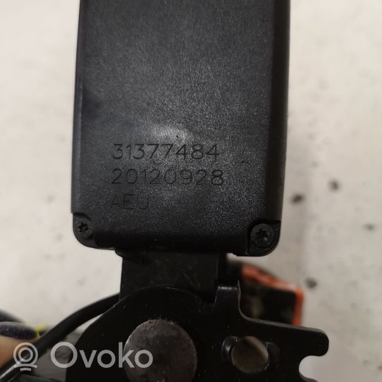 Volvo V40 Boucle de ceinture de sécurité arrière centrale 31377484