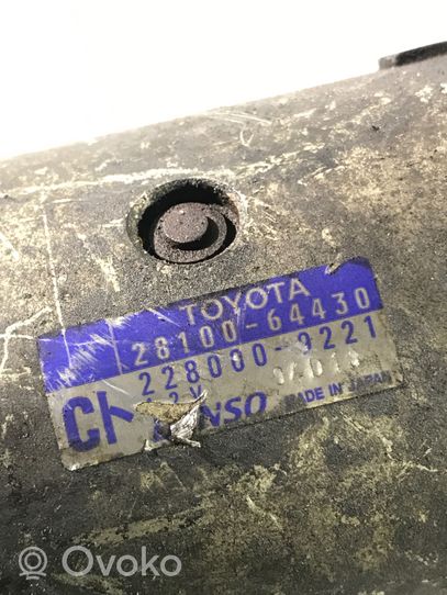 Toyota Avensis Verso Käynnistysmoottori 2810064430