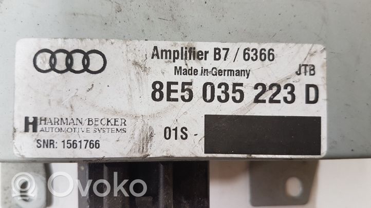 Audi A4 S4 B7 8E 8H Amplificatore 1561766
