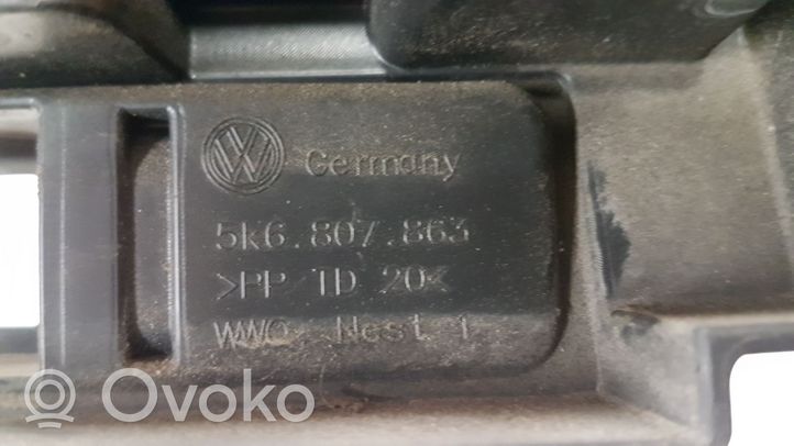 Peugeot 307 Ylempi jäähdyttimen ylätuen suojapaneeli 500642