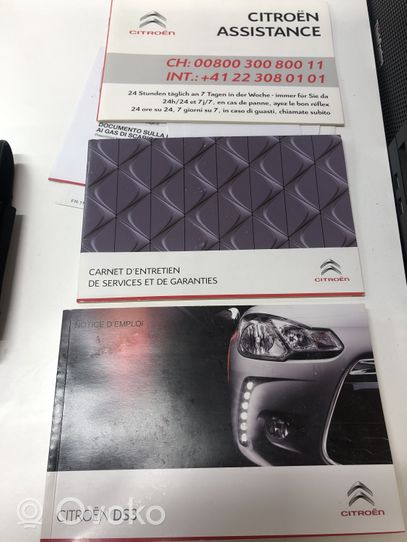 Citroen DS3 Carnet d'entretien d'une voiture 