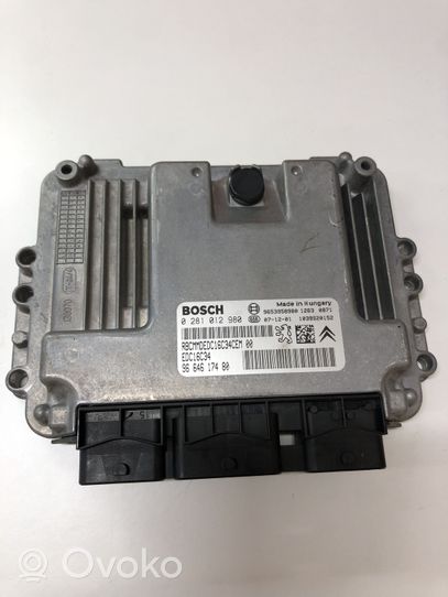 Citroen C4 I Picasso Engine control unit/module 0281012980