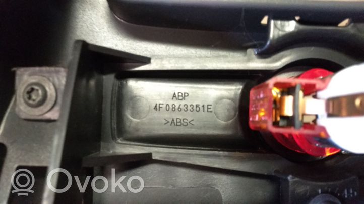 Audi A6 S6 C6 4F Muu keskikonsolin (tunnelimalli) elementti 4F0863351E