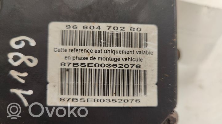 Peugeot 607 ABS-pumppu 9649988180