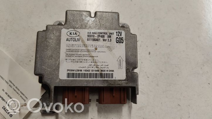 KIA Sorento Module de contrôle airbag 959102P400