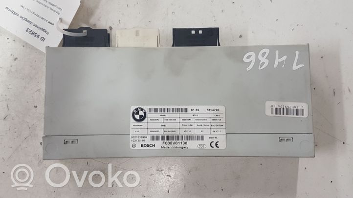 BMW 3 F30 F35 F31 Sterownik / Moduł elektrycznej klapy tylnej / bagażnika 7314798