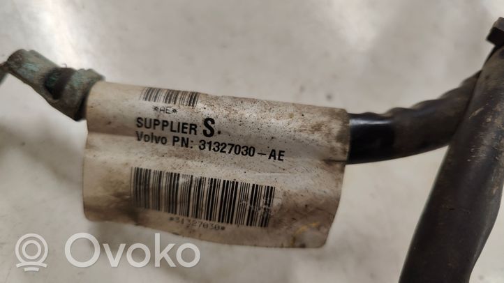 Volvo V40 Câble négatif masse batterie 31327030