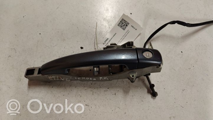 Citroen C6 Klamka zewnętrzna drzwi 9680944780