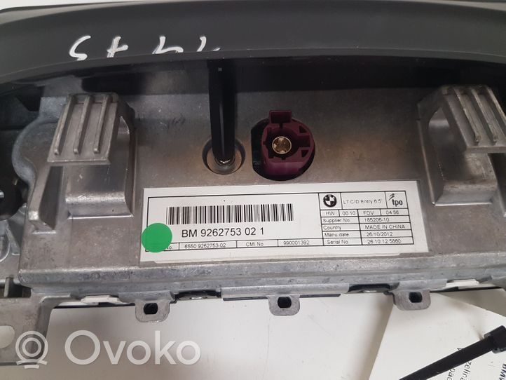 BMW 3 F30 F35 F31 Monitor / wyświetlacz / ekran 9262753021