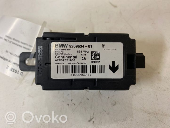 BMW 1 F20 F21 Signalizācijas vadības bloks 926963401