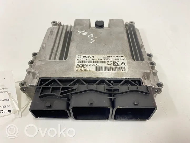 Citroen C5 Engine control unit/module 0281018046