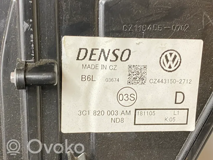 Volkswagen PASSAT B6 Sisälämmityksen ilmastoinnin korin kokoonpano 3C1820308