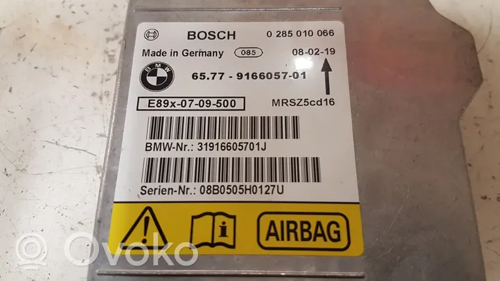 BMW 1 E82 E88 Airbag control unit/module 0285010066