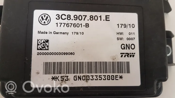 Volkswagen PASSAT CC Moduł / Sterownik hamulca ręcznego 3C8907801E