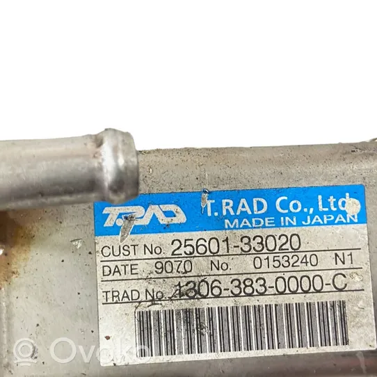 Toyota Auris 150 EGR-venttiili/lauhdutin 2560133020