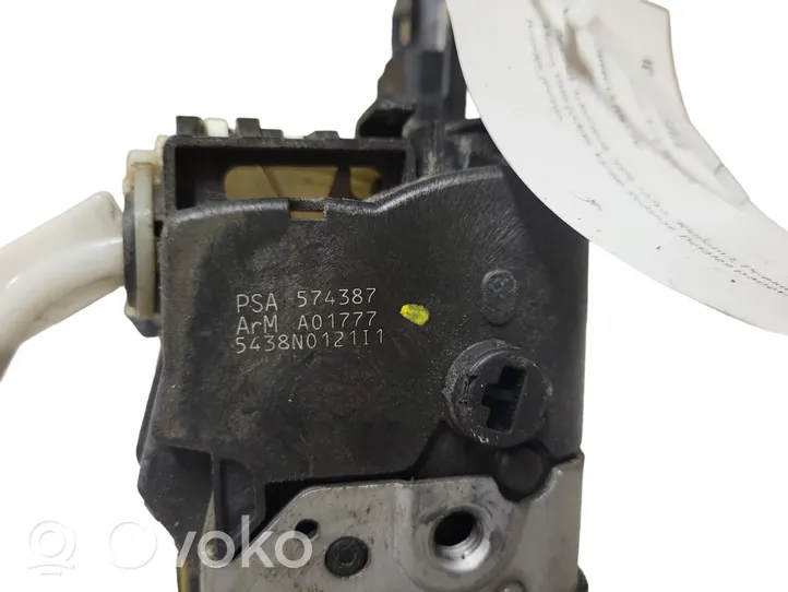 Citroen C5 Serratura portiera anteriore 574387