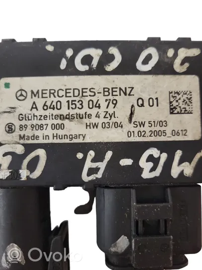 Mercedes-Benz A W169 Relais de bougie de préchauffage A6401530479Q01