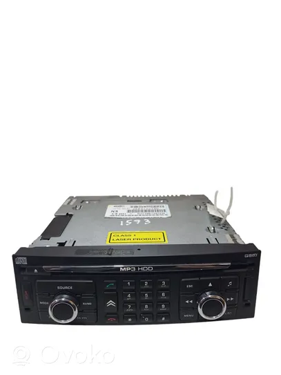 Citroen C5 Unidad delantera de radio/CD/DVD/GPS 96647951ZD