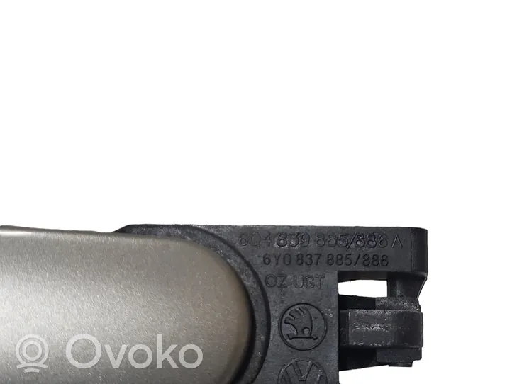 Skoda Octavia Mk2 (1Z) Front door exterior handle 6Y0837885