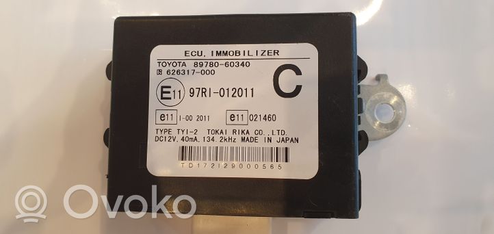 Toyota Land Cruiser (J120) Imobilaizerio valdymo blokas 8978060340