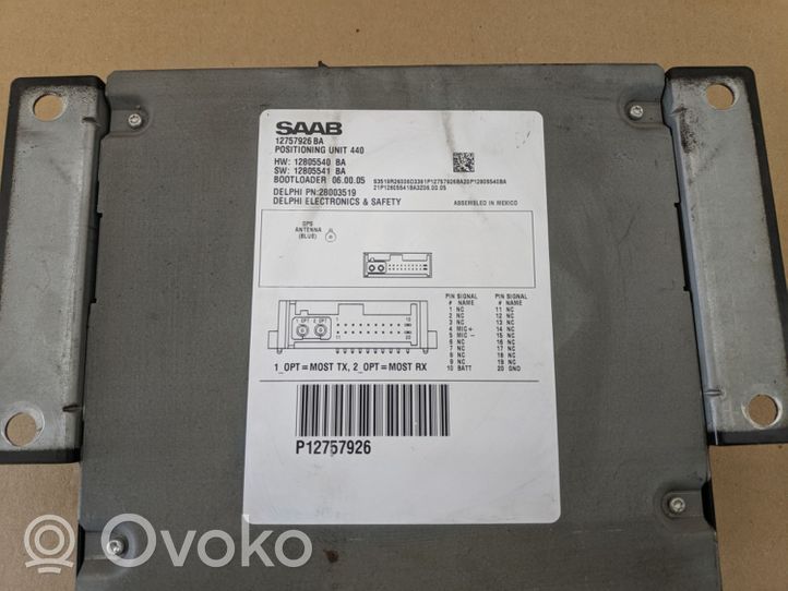 Saab 9-3 Ver2 Centralina/modulo navigatore GPS P12757926