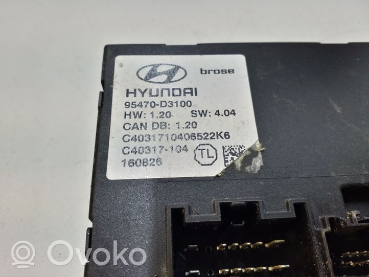 Hyundai Tucson TL Tailgate/trunk control unit/module 95470D3100