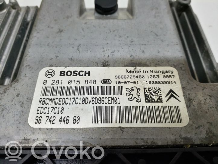 0281015848 Citroen DS3 Engine control unit/module, 20.00 € RRR