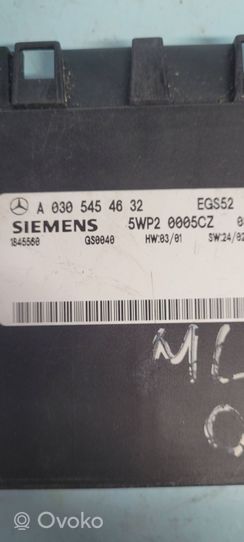 Mercedes-Benz ML W163 Vaihdelaatikon ohjainlaite/moduuli A0305454632