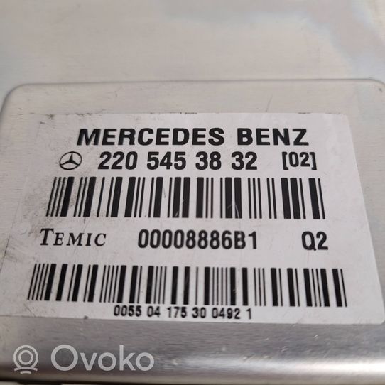 Mercedes-Benz S W220 Aktiivijousituksen ohjainlaite (ESP) 2205453832