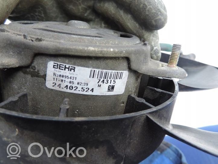 Opel Tigra B Elektryczny wentylator chłodnicy 24402524