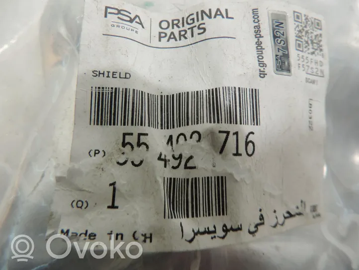 Opel Insignia B Osłona termiczna rury wydechowej 55492716