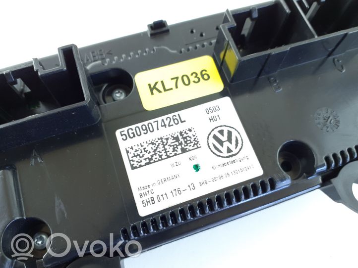 Volkswagen Golf VII Panel klimatyzacji 5G0907426L