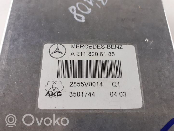 Mercedes-Benz E W211 Unité de commande, module téléphone A2118206185