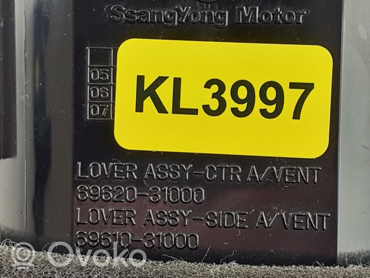 SsangYong Actyon Luftausströmer Lüftungsdüse Luftdüse seitlich 6962031000