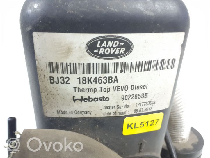 Land Rover Evoque I Autonominis šildytuvas (webasto) BJ3218K463BA