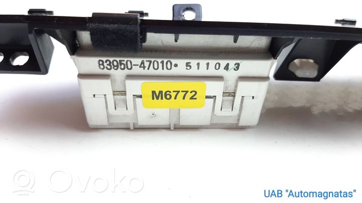 Toyota Prius (XW20) Paneelin lista 8395047010