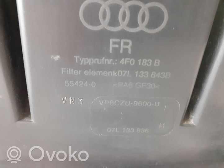 Audi A6 S6 C6 4F Air filter box 07L133836