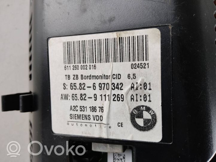 BMW 5 E60 E61 Monitor / wyświetlacz / ekran 6970342