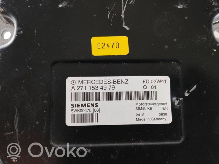 Mercedes-Benz C W203 Variklio valdymo blokas A2711534979