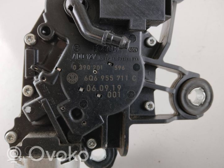 Volkswagen Polo IV 9N3 Moteur d'essuie-glace arrière 6Q6955711C