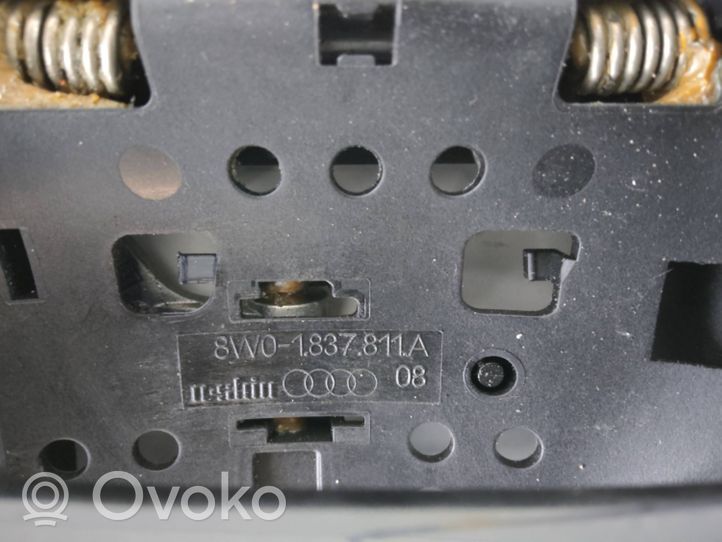 Audi A4 S4 B9 Klamka zewnętrzna drzwi tylnych 8W01837811A