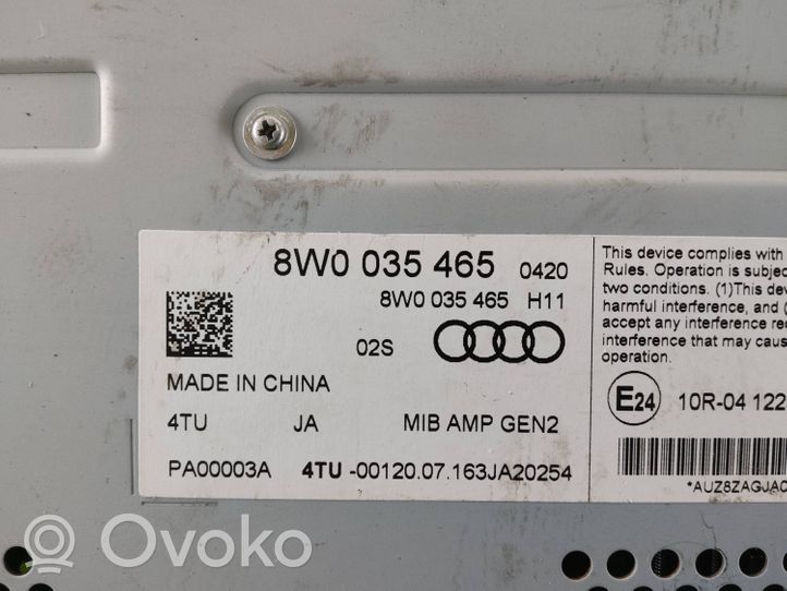 Audi A5 Amplificateur de son 8W0035465