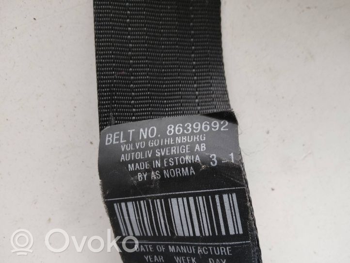 Volvo V50 Pas bezpieczeństwa fotela przedniego 8639692